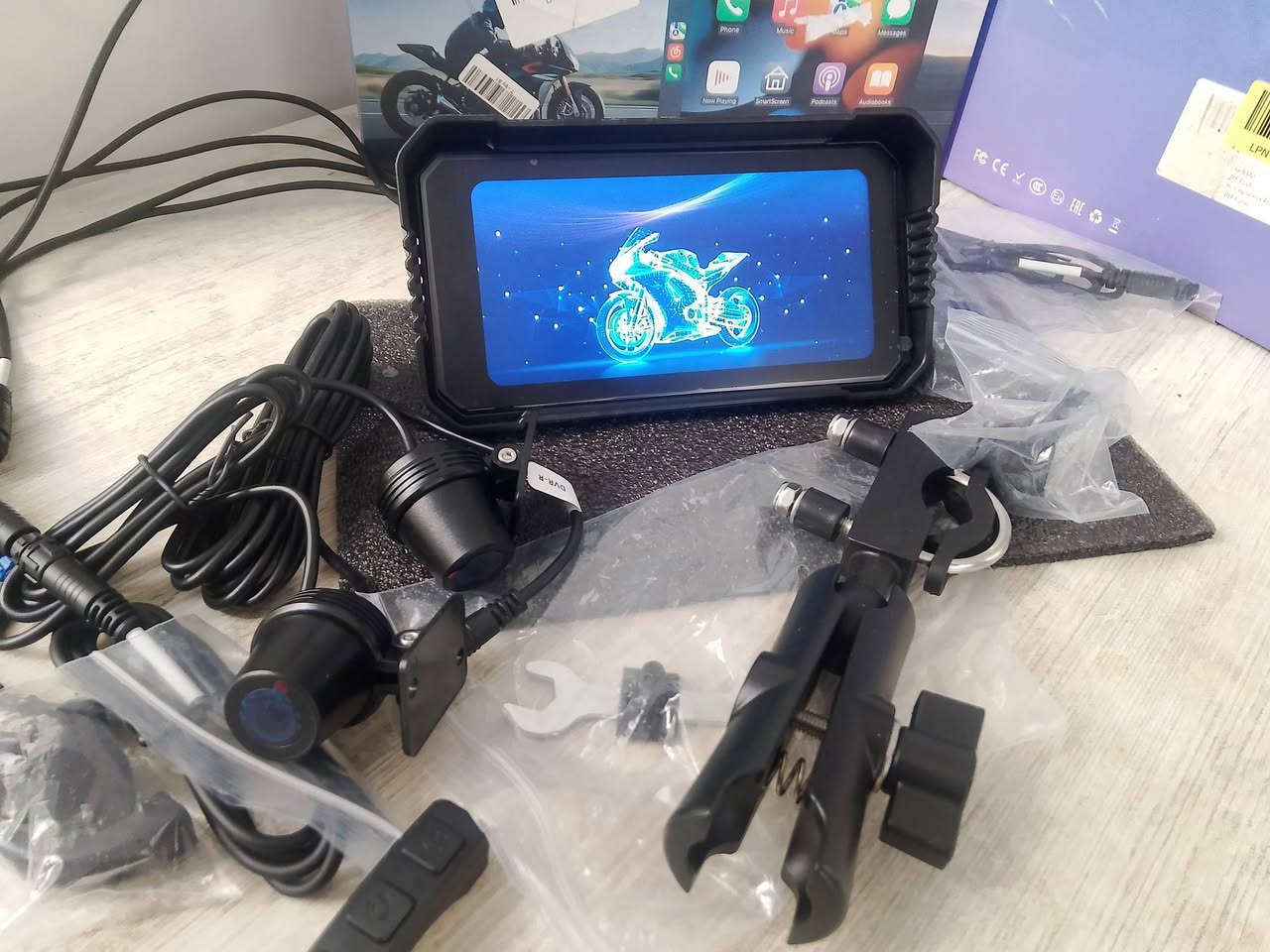 شاشة دراجه لمس Apple CarPlay و Android Auto. بلوتوث wifi كامره امامي خلفي تحكم كونترول GPS رام 32G كامل ملحقات اعلی سعر ابیع


**إذا كنت صاحب هذا الإعلان وتريد حذفه لأي سبب، رجاءا أرسل رسالة إلى الدعم الفني**