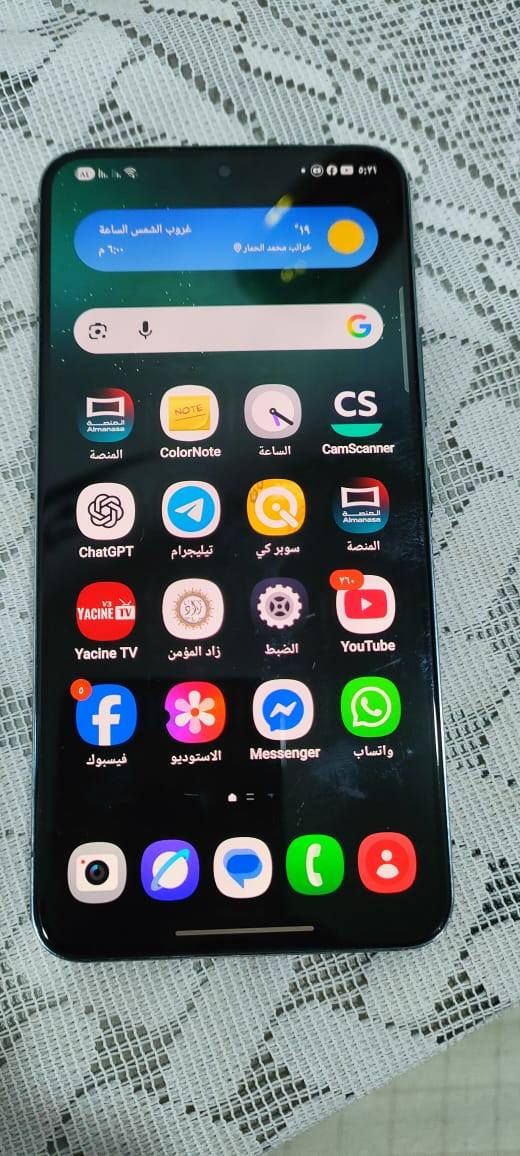 السلام عليكم
للبيع كالكسي S22 
شاشة Dynamic amoled 2xبدقه Fhd+
معالج ثماني النواة snapdragon 8 G1
ذاكرة 128 كيكا مع عشوائية 8 كيكابابت
دبل شريحة 
كاميرا خلفيه ثلاثية بدقه 50+12+10
 مع كاميرا سلفي 10 ميكا بكسل
الجهاز بي دوت بالشاشه صغير جدا موضح بالصوره 
السعر المطلوب 165 الف قفل


**إذا كنت صاحب هذا الإعلان وتريد حذفه لأي سبب، رجاءا أرسل رسالة إلى الدعم الفني**