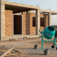 خباطة اسمنت ١٨٠لتر • عدة يدوية • شركة توتال