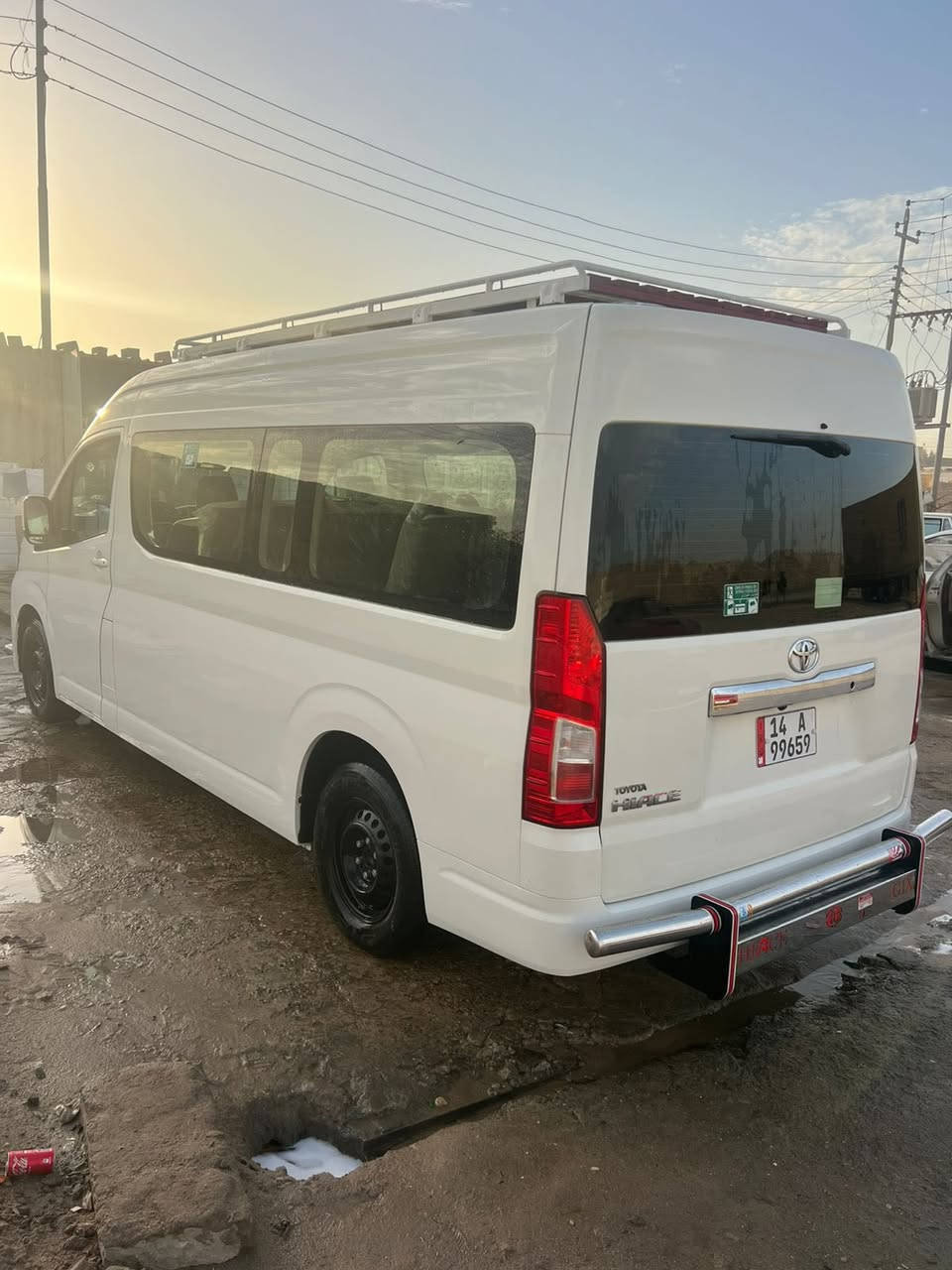 السلام عليكم
هايس موديل 2020

ديزل كاز كاز

فول الفول 

اوتو 

بيهه مكانات صبغ

مكينه زيرو توني شادهه

رقم بصره تحويل ثاني يوم صفر هيئه ضريبه غرامات 

دوشمه عام علوكي 

سيبايه دروعه ثنين

جاهزه الاخير كبل الشغل 

سعر 390 بيهه مجال بصيط 

رقم الهاتف ***********
