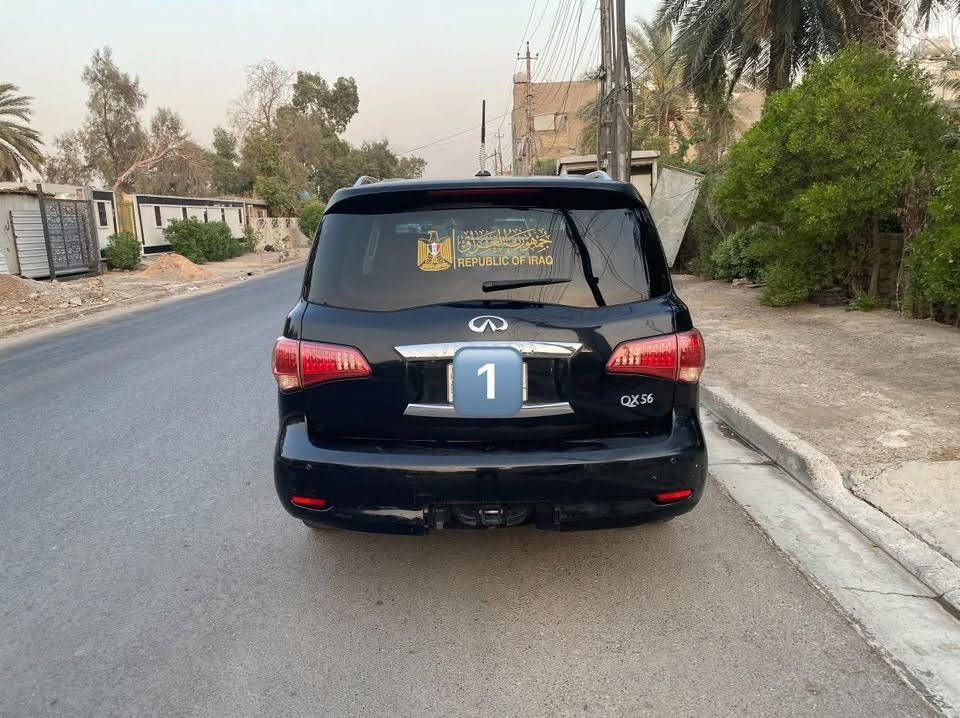 (ملاحظة السيارة بيع فقط بدون مرواس )

إنفنتي QX56 موديل 2012 

محرك 8 سلندر (المرغوب)

فل مواصفات ماعد الرادار  – أعلى فئة

السيارة وارد امريكي بابتين جهة الصدر وربع الدعامية الخلفية صبغ 

المواصفات التفصيلية:

بصمة

فتحة سقف (سلايد)

كشنات جلد

كشن السائق والراكب كهرباء

تبريد وتدفئة كشنات

نظام صوتي

شاشات عدد 3

كاميرات 360 درجة

دبل إكسل 4X4

حساسات أمامية وخلفية

مرايا كهربائية + أوتو قابلة + ترحيب

تحكم ستيرن

صندوق كهربائي شفط

مانع انزلاق

مانع انحدار

7 ركاب

إضاءة 

لايتات كهربائية

منفذ 220 فولت

تبريد خلفي 

3 قطع تبريد مركزي

نظام قيادة

سترين كهربائي

نيكل كامل بلادي

جنوط بلاك حجم كبير

كشنات خزن

موقع : بغداد الشعب 

سعر مناسب جداً 125 ورقه ماكو انفنتي بهيج سعر  

للاستفسار ***********
