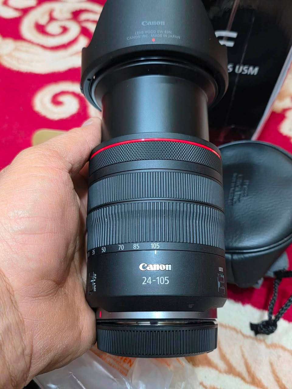 عدسات مورليس كانون RF
عدسه 70-200 فتحة 2-8 
السعر مليونين و 400 الف 

عدسه 24-105 رنك احمر فتحة 4
السعر مليون و 200 الف 

عدسه 24-240  اخت الجديد RF
السعر 750 الف. 

مكاني بابل 
***********
