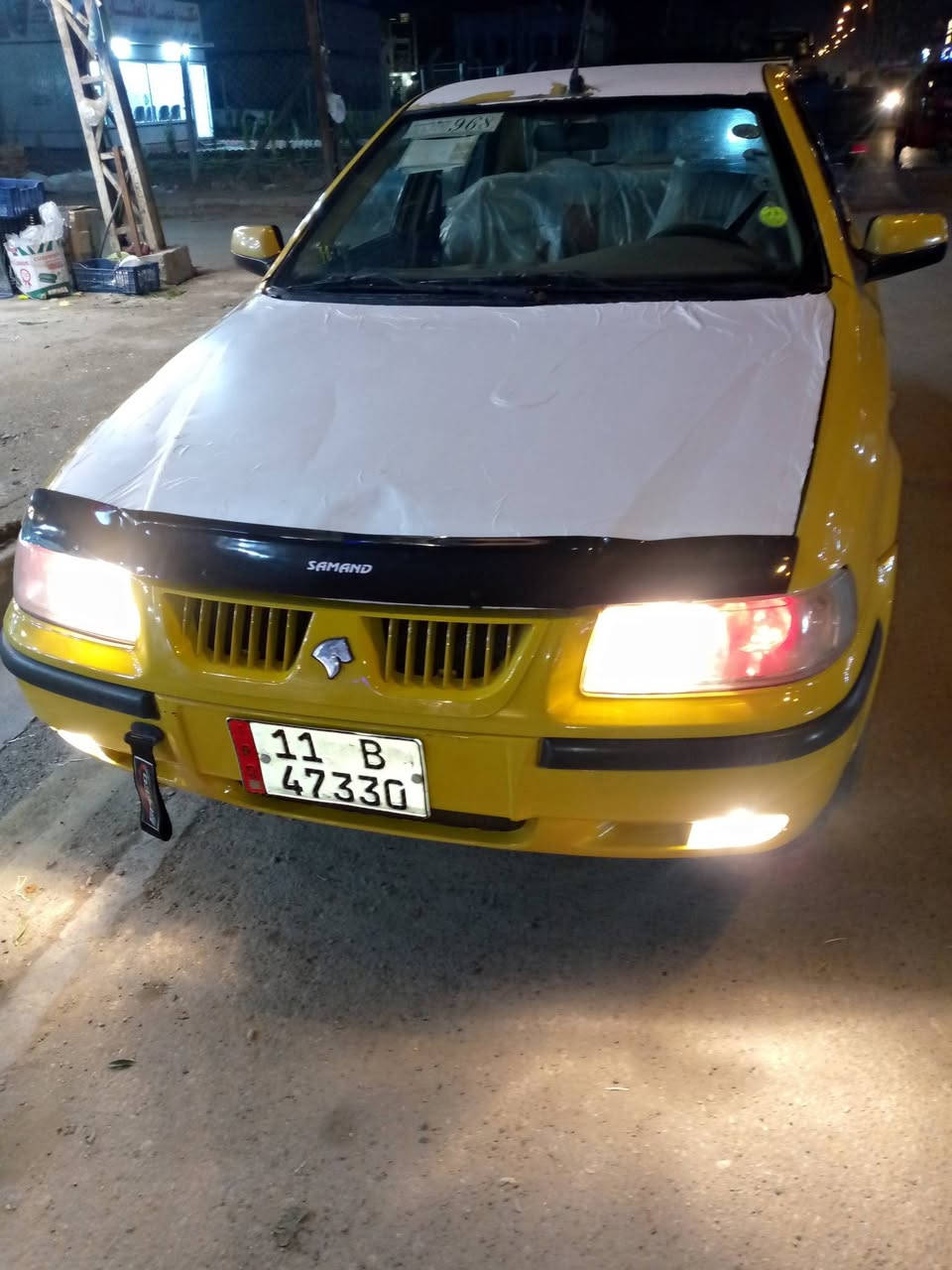 السلام عليكم ورحمه الله وبركاته سمند للبيع موديل 2011 سياره نضيفه كلش رقم انكليزي مصفر هيأه وغرامة السعر 35 وبيه مجال بصيط رقم الهاتف اتصال ***********3 رقم الواتساب ***********
