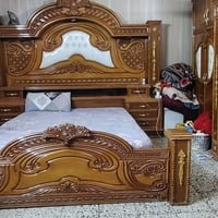 غرفة خشب مستعمله للبيع 07710250072 الموقع الغزالية السعر مليون اوسبعمي...