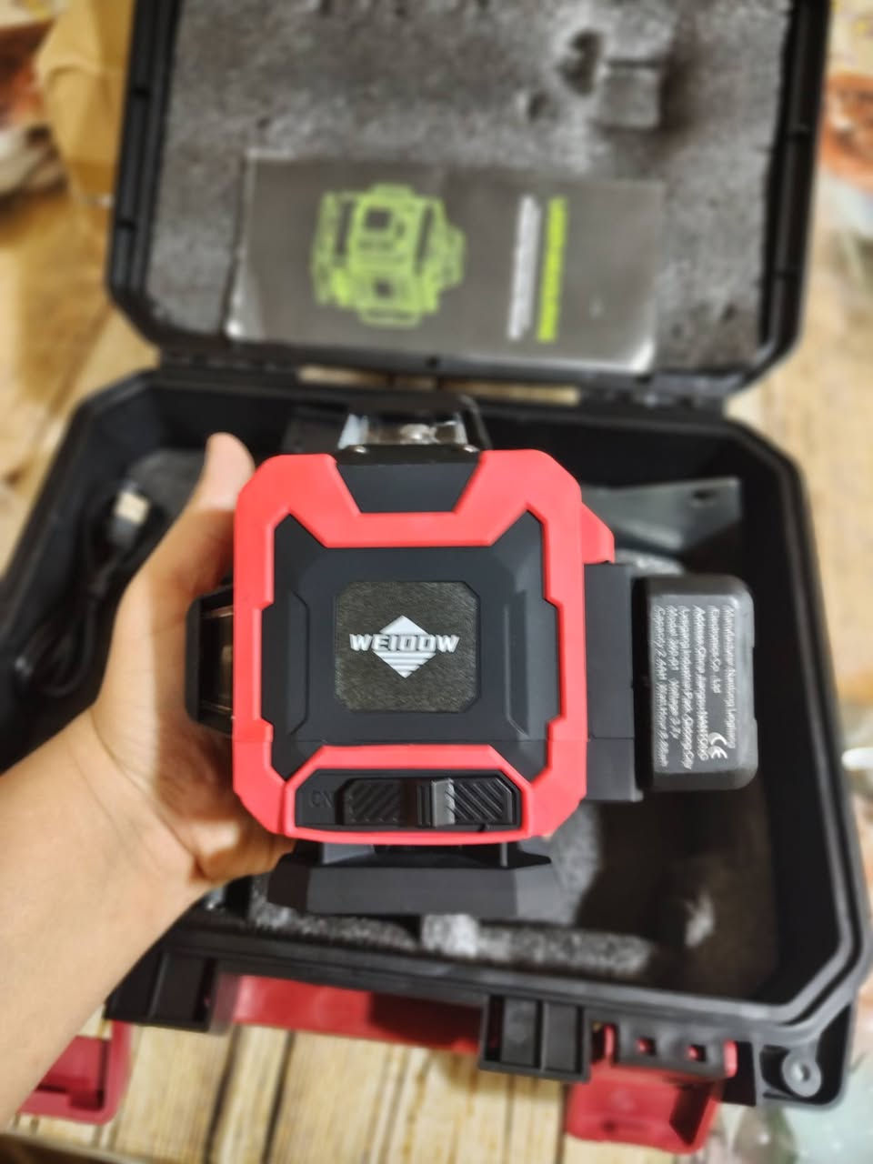 سلام عليكم اخوان الجهاز هو ميزان ليزر (Laser Level)، وهو أداة احترافية تُستخدم بشكل أساسي في أعمال البناء، الديكور، والنجارة.والسقف الثانوي وللسيراميك ✨ مكاني كركوك سعره 85 الف ولاستفسار ادخل خاص


**إذا كنت صاحب هذا الإعلان وتريد حذفه لأي سبب، رجاءا أرسل رسالة إلى الدعم الفني**