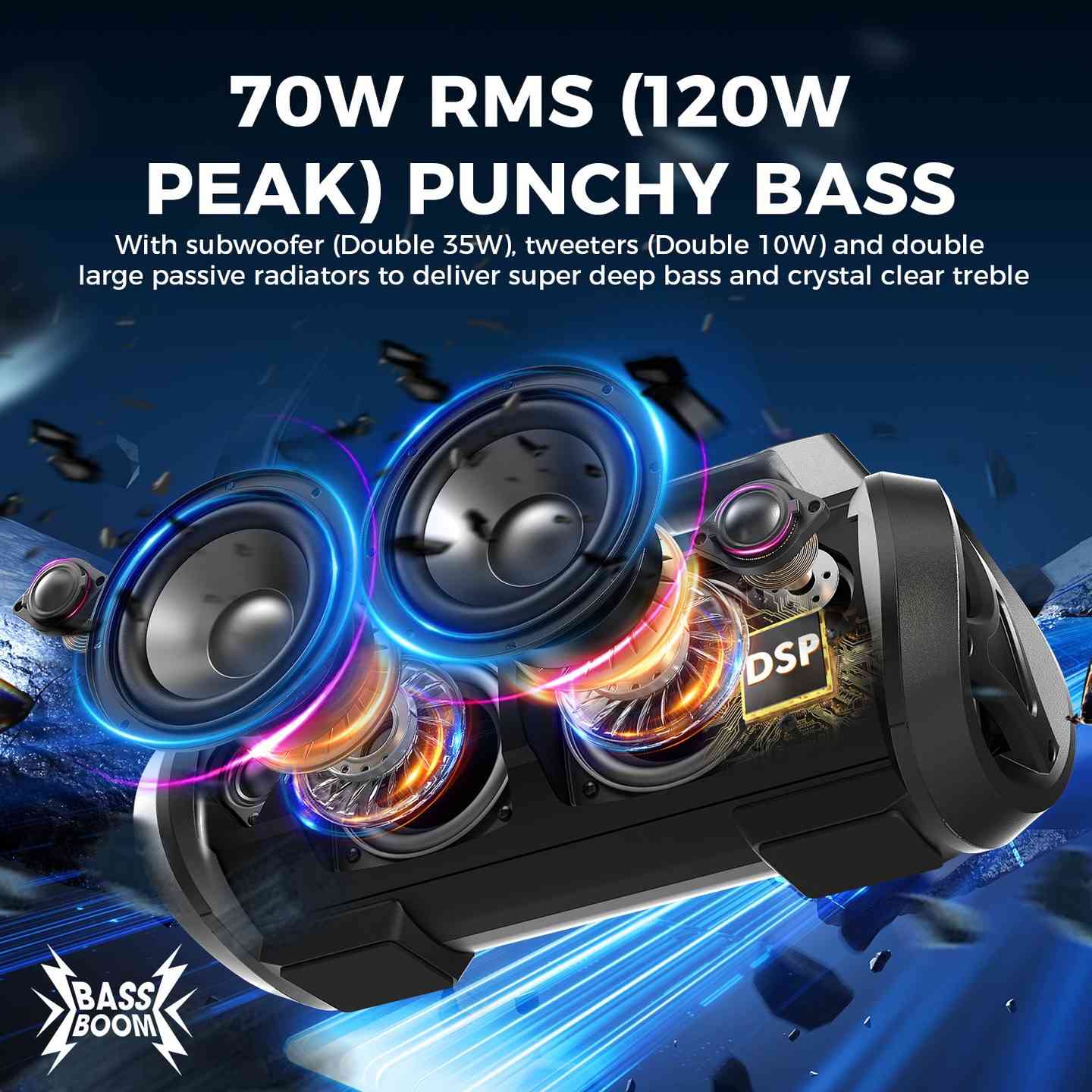 🔊 W-KING D10: The 70W Party Monster

باس قوي مع قوة 120 واط 🔊🔥
W-King D10 يعطيك صوت قوي + بطارية طويلة + أداء ممتاز
مثالي للرحلات والسهرات 🌄🎉
💰 السعر: 110$
🛡️ ضمان سنة كاملة
🚚 توصيل داخل أربيل ولكل العراق
⚠️ الكمية محدودة

باسێکی بەهێز لەگەڵ هێزی 120 وات 🔊🔥
W-King D10 دەنگی بەهێز + باتریی درێژ + کارایی بەرز دەدات
باشە بۆ گەشت و شەوان 🌄🎉
💰 نرخ: 110$
🛡️ گەرانتی یەک ساڵ
🚚 گەیاندن لە هەولێر و هەموو عێراق

Key Specifications:
Audio: 70W RMS (120W Peak), Stereo, Deep Bass, DSP Chip, EQ Modes, 7-Color RGB Lights.
Drivers: Two 35W Subwoofers, Two 10W Tweeters, Double Passive Radiators.
Connectivity: Bluetooth 5.0, AUX Slot, TF Card Slot, 6.5mm Microphone Jack.
Waterproofing: IPX6 (Waterproof & Shockproof).
Battery: 15,600mAh (approx.), up to 42 Hours Playtime, Built-in Power Bank (USB-A Out).
Ports: USB-C (Charging), USB-A (Power Bank), AUX, Mic Input.
Features: Stereo Pairing (140W total), Karaoke Function (with mic), Portable Handle.
Material: ABS (Acrylonitrile Butadiene Styrene).
Dimensions: Approx. 14.53" L x 7.64" W x 6.06" H.
Weight: Around 6.9 lbs (3.1 kg). 

#Iraq #Baghdad #Erbil #Basra #DJEscape #IraqiDJs #IraqMusic #BaghdadNightlife #ErbilCity #IraqTech #IraqShopping #PortableSpeaker #BassBoosted #OutdoorAudio #SoundOfIraq #AudioGear#العراق #اربي


**إذا كنت صاحب هذا الإعلان وتريد حذفه لأي سبب، رجاءا أرسل رسالة إلى الدعم الفني**