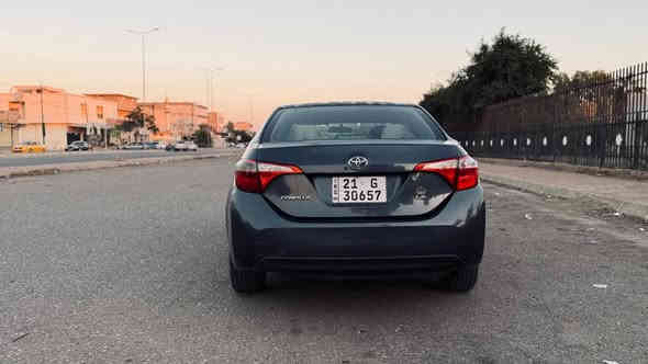 كورلا أمريكي 
موديل ٢٠١٤ 
سعره ١١٥ 
السياره ٣ قطع صبغ بدون دواخل
 بدون ايرباك 
محرك كير مكفول وضع الشركه شرط 
تبريد ثلج 
السياره رقم جديد انكليزي سليمانيه 
سنويتها لحد ٢٠٢٨
شرط وكاله او تحويل  
 ماشيه ١٠٩ ميل 
مكانه / طوز / كركوك 
فقط اتصال 
***********
*********** كركوك
