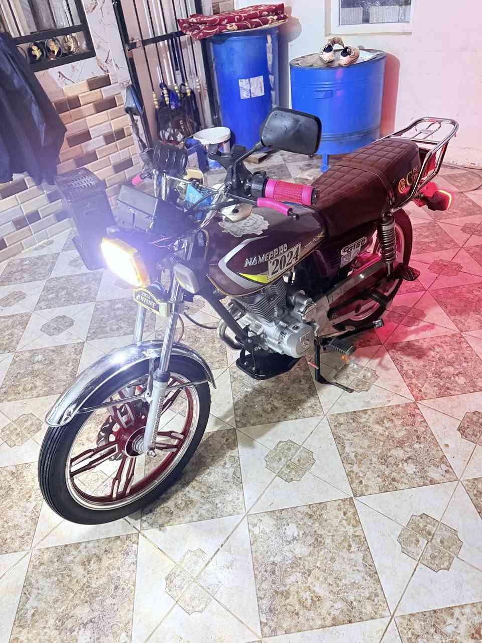 السلام عليكم ماطور لبيع موديل2024 سعر 560وبي مجال الطيبين مكان كركوك دبس*********** مروس شعندك نزل
