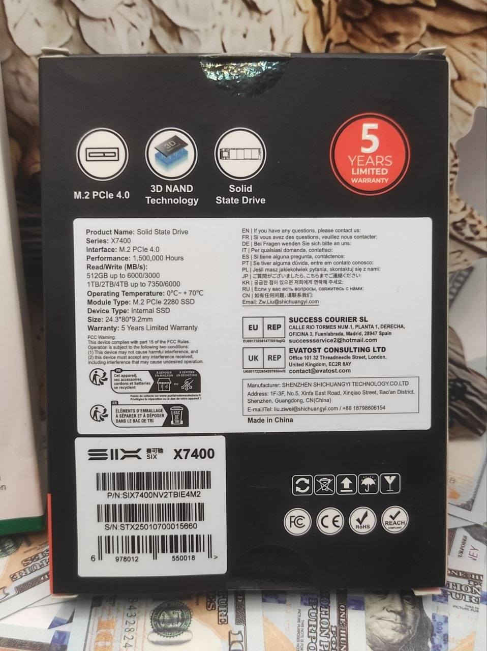 هارد 
m.2
  ssd 2 tb 
شباب انطوني سعر وبالعافية


**إذا كنت صاحب هذا الإعلان وتريد حذفه لأي سبب، رجاءا أرسل رسالة إلى الدعم الفني**