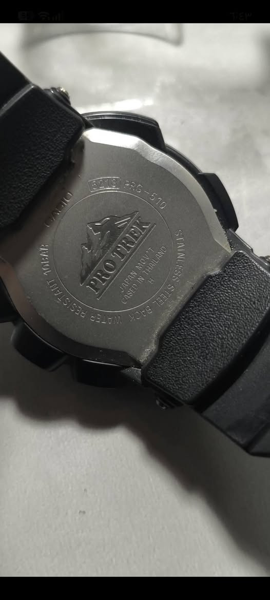 السلام عليكم
⌚ Casio PROTREK PRG-510
ساعة احترافية مخصصة للرحلات، البر، والاستخدام اليومي القاسي، تجمع بين الدقة والمتانة.
🔹 أهم المواصفات:
تعمل بالطاقة الشمسية ☀️
مقاومة الماء حتى 100 متر
مقاومة درجات الحرارة المنخفضة ❄️
بوصلة رقمية مع تحديد الاتجاه والشمال
مقياس ارتفاع + ذاكرة للصعود والهبوط
مقياس ضغط جوي مع مؤشر تغيّر الطقس
مقياس حرارة
توقيت عالمي (29 مدينة)
ستوب ووتش + مؤقت عد تنازلي
5 منبهات يومية
إضاءة LED تلقائية مع Neobrite
تقويم تلقائي كامل
عرض تناظري + رقمي
 السعر: 175 ألف دينار عراقي
متوفر توصيل جميع محافظات العراق


**إذا كنت صاحب هذا الإعلان وتريد حذفه لأي سبب، رجاءا أرسل رسالة إلى الدعم الفني**