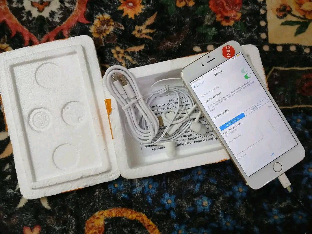 سلام عليكم متوفر ايفون ٦بلاص 
الذاكرة١٢٨✅
البطاريه١٠٠✅

الخط شغال ✅+الكامرة شغاله ✅

السعر60الف مكاني كربلاء المقدسة طوريج ا توصيل لايوجد.


**إذا كنت صاحب هذا الإعلان وتريد حذفه لأي سبب، رجاءا أرسل رسالة إلى الدعم الفني**