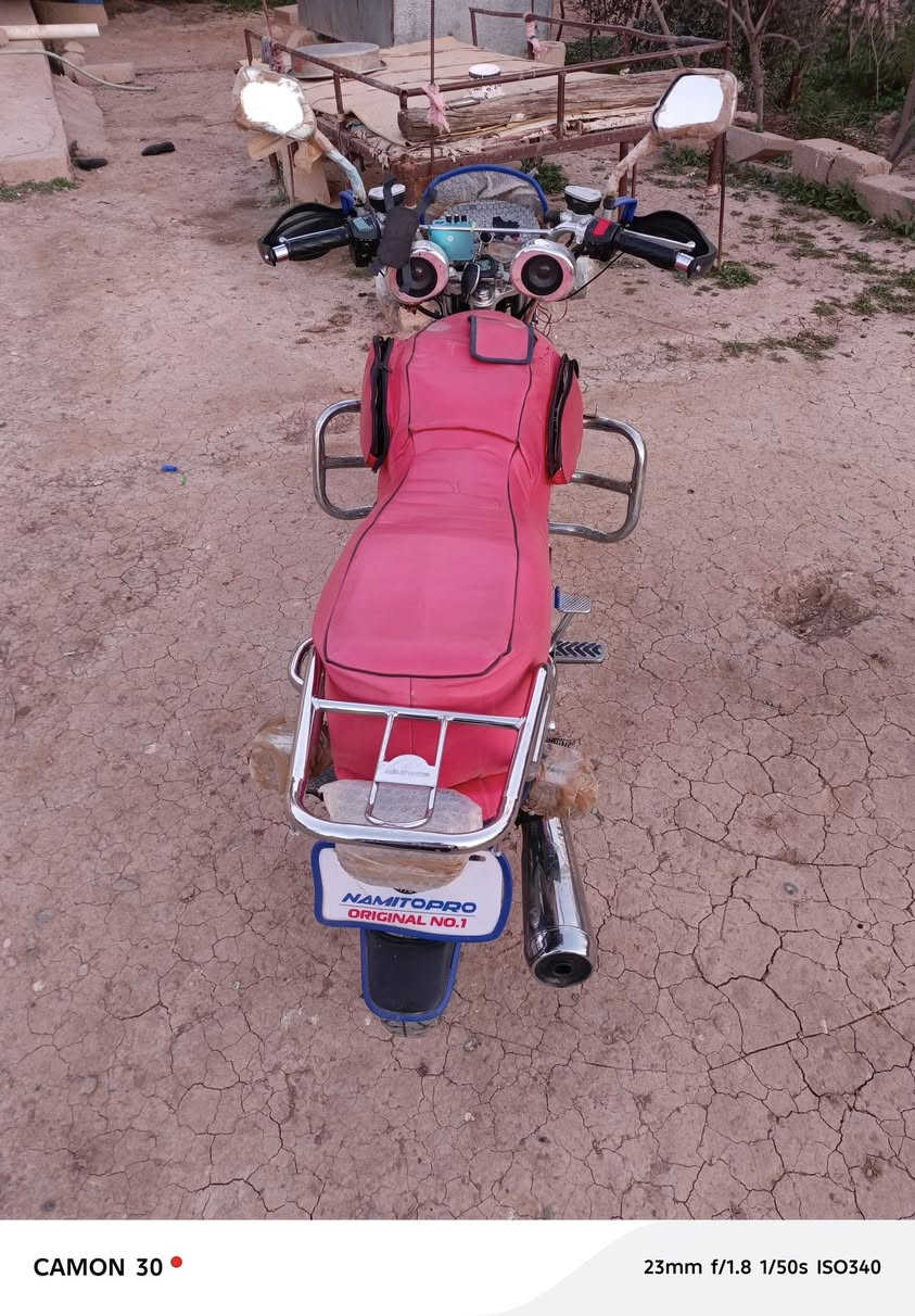 السلام عليكم ماطور للبيع نامي ابرو موديل ٢٠٢٥ شرط من كلشي ايشي بيه مرجوع الماطور السعر ٨٢٥ وبيه مجال ***********
