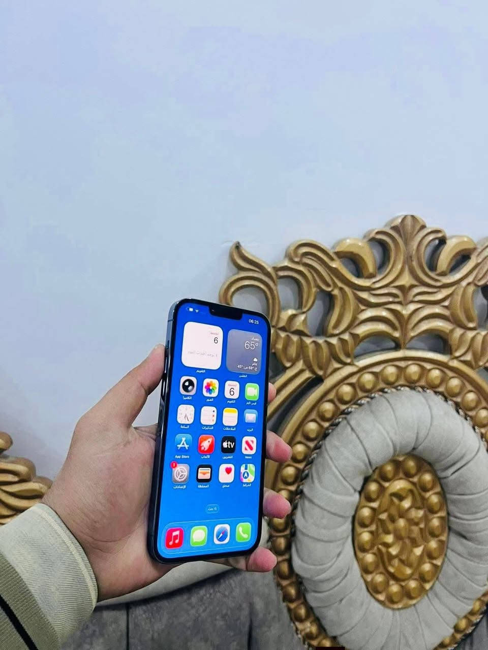 ايفون 13 برو ماكس
ذاكره 256
بطاريه93
تك سيم 
نموذج M امريكي
نضافه 98%
الجهاز ما مفتوح 
السعر690 الف
***********
***********
