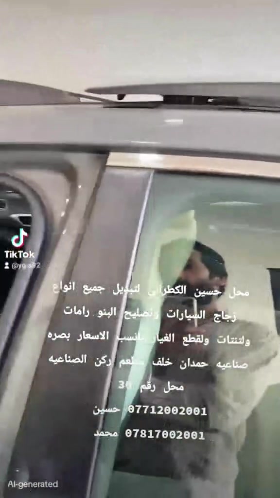 محل حسين الكطراني لتبديل جميع انواع زجاج السيارات وتصليح البنو رامات ولتنتات ولقطع الغيار بانسب الاسعار بصره صناعيه حمدان خلف مطعم ركن الصناعيه محل رقم 30 
*********** حسين 
*********** محمد
