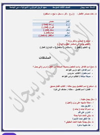 مهمات • قواعد • ثالث متوسط