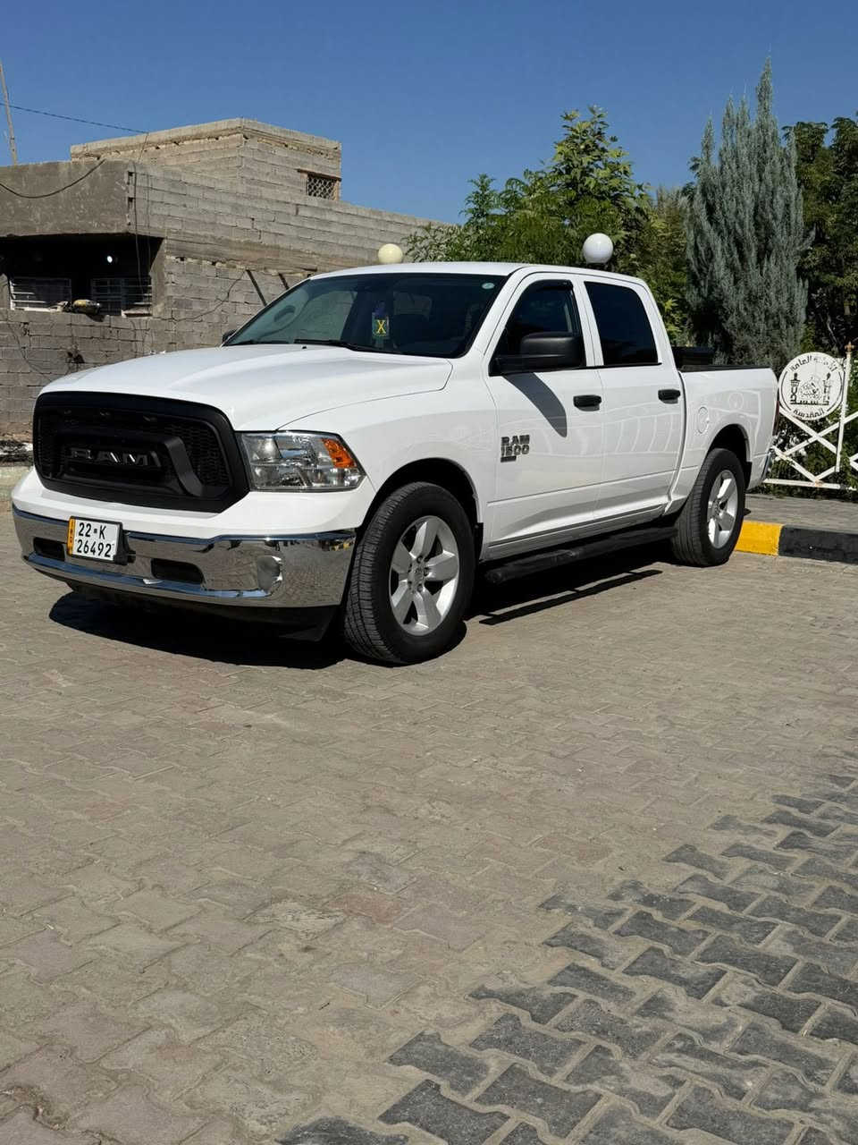 Ram 1500 Classic Tradesman 2023
رام 1500 كلاسيك
▫️ اللون: أبيض
▫️ وارد أمريكي
▫️ رقم أربيل
▫️ محرك 3600 و السيارة مبرمجة يم العملاق مصطفى ايكل يعني تنسة الادفانز
▫️ شاشة + كاميرا خلفية
▫️ تحكم ستيرن
▫️ مكيف ثلج
▫️ مثبت سرعة
▫️ السيارة استخدام شخصي ونظيفة جداً
📌ماشية 22.000 ميل و قابل للزيادة
📌 بدون ايرباك✅
📌 الحادث بأمريكا الجاملغ الأمامي الأيمن و البنيد مبدل نفس اللون يعني الصبغ قطعة وحدة فقط 
السعر 225 و بيها مجال بسيط للشراي
***********

