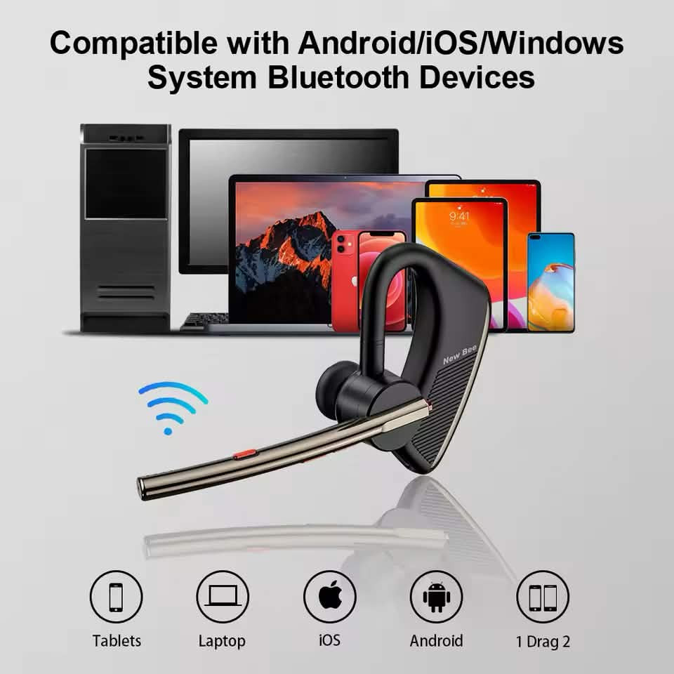 سماعة بلوتوث New Bee M50 الأصلية 🎧
• اتصال متطور: Bluetooth 5.2 لثبات عالي ومدى أوسع.

• نقاء الصوت: مايكروفون مزدوج مع تقنية CVC 8.0 لإلغاء الضوضاء (صوتك مسموع بوضوح حتى في الزحمة).

• تصميم مريح: مثالية للعمل الطويل، السياقة، والاتصالات المستمرة.

• بطارية قوية: أداء يدوم لساعات طويلة من التحدث.


**إذا كنت صاحب هذا الإعلان وتريد حذفه لأي سبب، رجاءا أرسل رسالة إلى الدعم الفني**