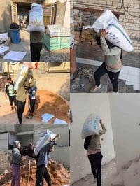 يوجد كادر عمل جاهز تصعيد مواد البناء كافه تصعيد على الضهر تنزيل تنضيف ...