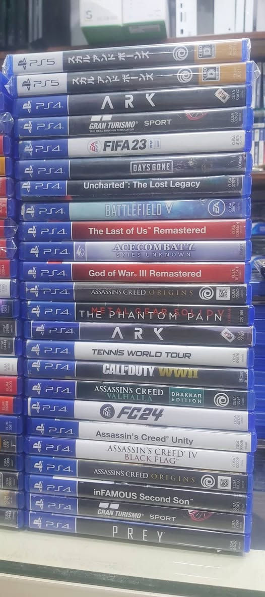 وجبة العاب جديدة العاب بلي فور وفايف امشكل سعر المجموعة كاملة ٥٠٠ الف فقط العدد ٤٧ لعبة


**إذا كنت صاحب هذا الإعلان وتريد حذفه لأي سبب، رجاءا أرسل رسالة إلى الدعم الفني**