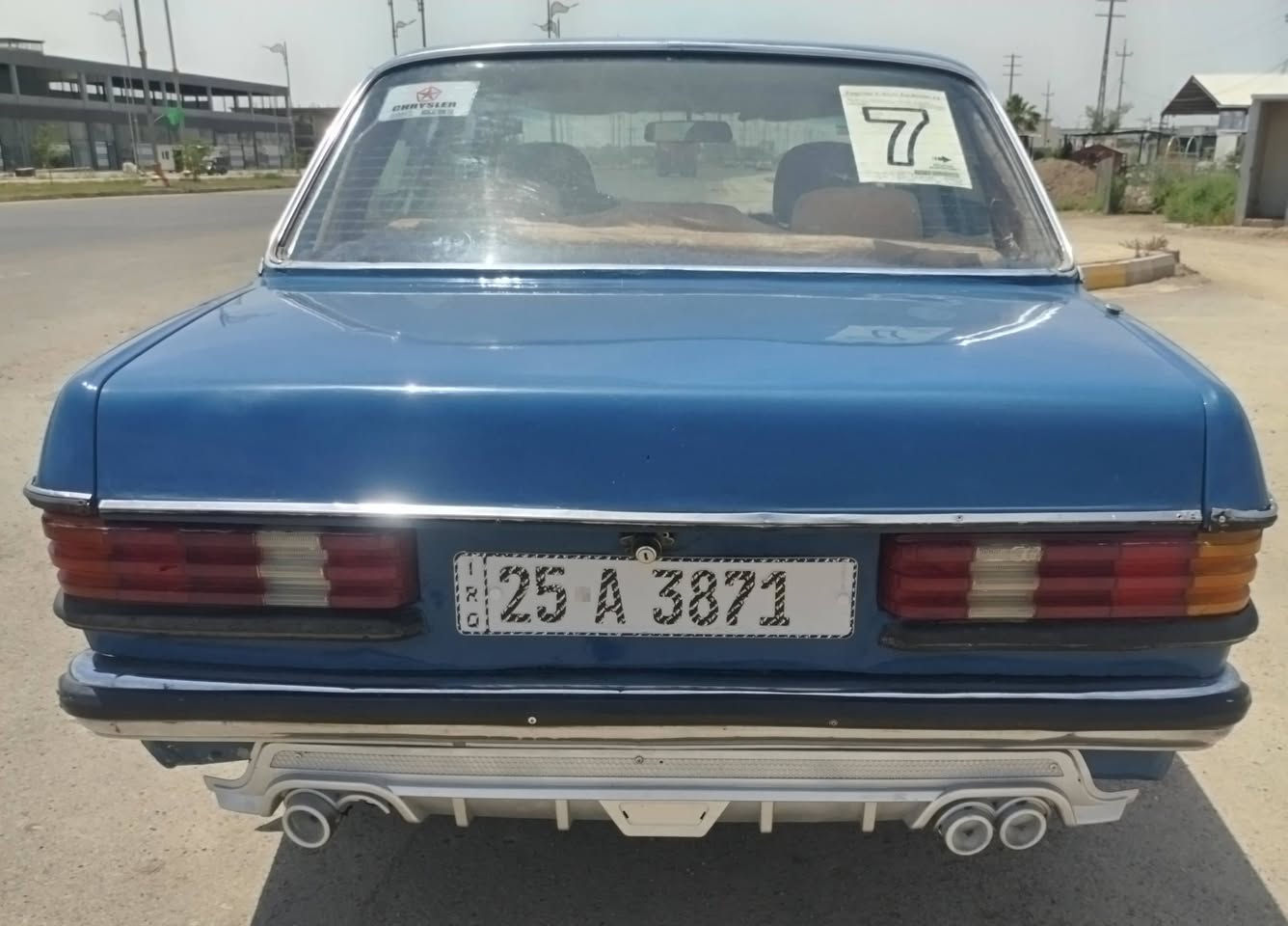 السلام عليكم
مارسيدس موديل 1982 رقم كركوك انكليزي بأسمي إصدار جديد هزة وفحص جديد كير اوتوماتيك محرك وكير VVT مجول... محرك وكير واكسل مكفول تايرات جيد جدا... صبغ عام بدون أي ضربة... كشنات السائق كهربائي شغال. جاهزة وشغاله وتراي وين ما تريد مكاني كركوك السعر ب37 وبيه مجال قليل ***********
