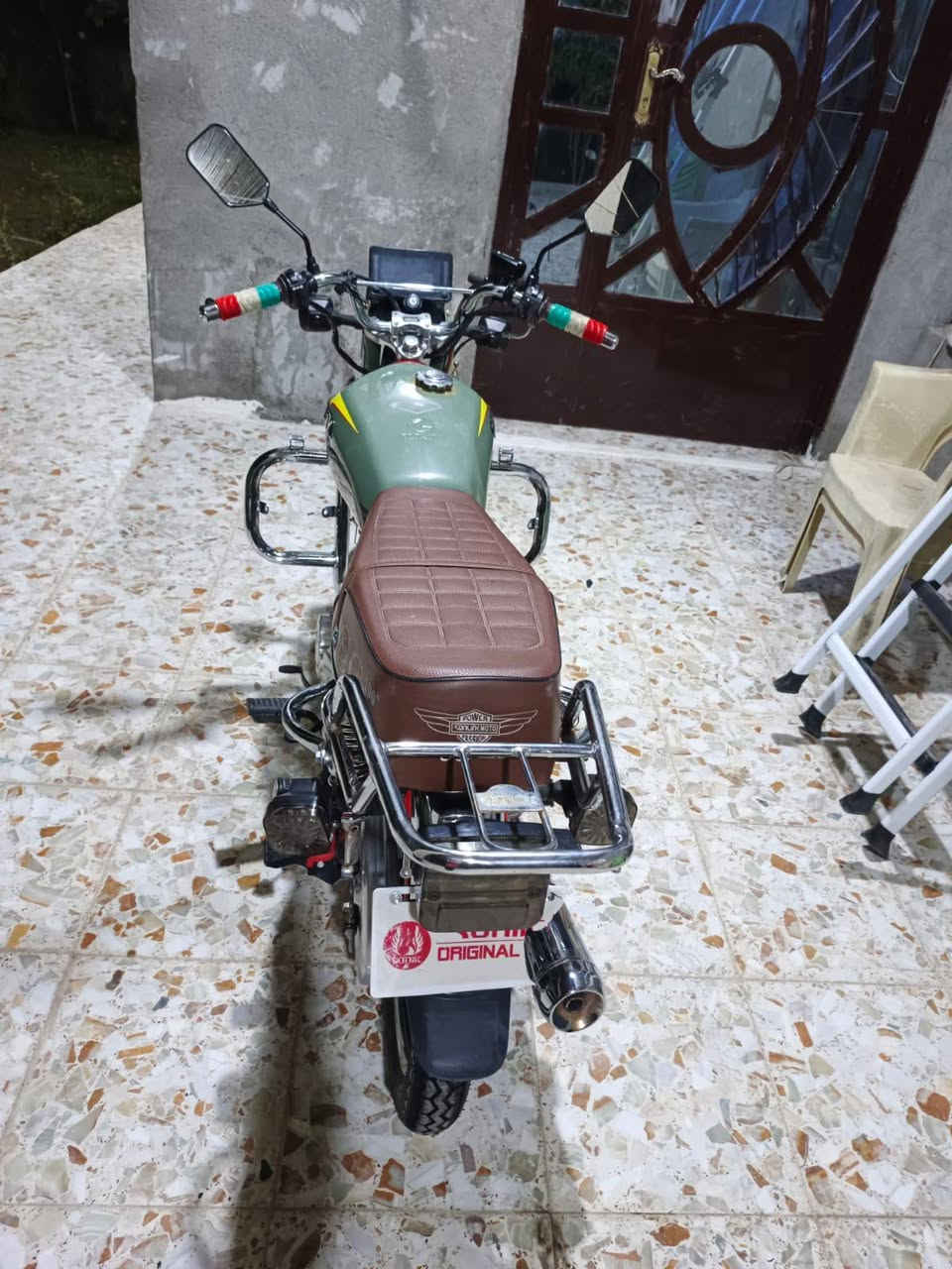 السلام عليكم دراجة ايراني للبيع سونك 5كير موديل 2024 اوراق أصوليه محرك 200 كهربائيات كلها شغاله محرك برغي ممفتوح بي نكره سلف المكان بغداد الراشدية مقابيل الحسينية( السعر 750 وبيها مجال بسيط) للاتصال ***********
