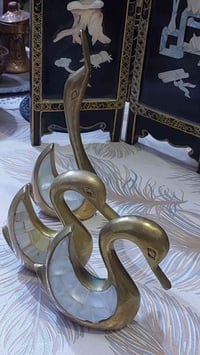 سيت تحفيات • شكل بط • نحاس وصدف