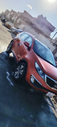 كيه اسبورتج 2013 خليجي السياره بانوراما مكفوله من التبديل والصبغ رقم ب...