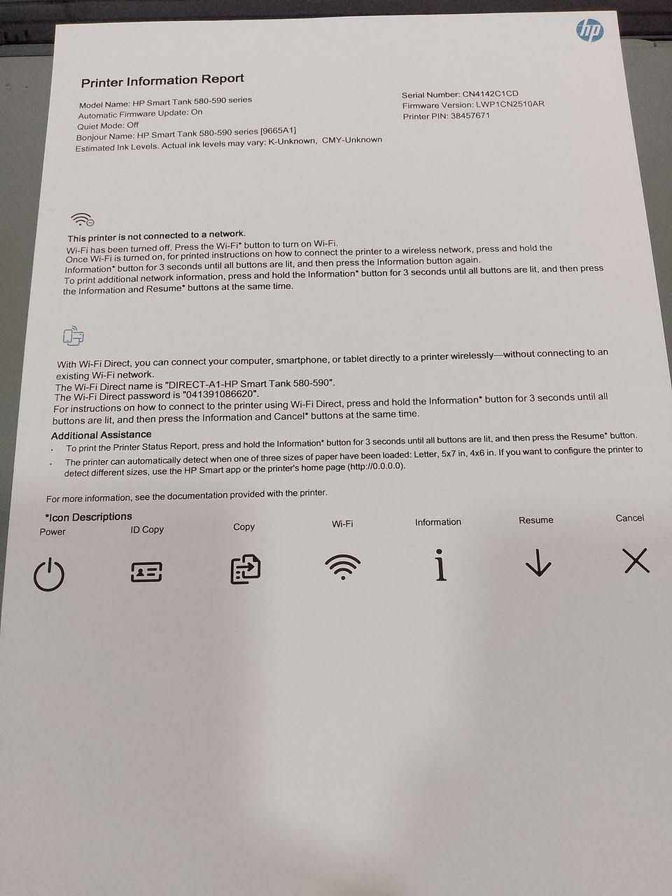 طابعه hp smart tank 580 ملونه حبر سائل خزانات تعبئه خارجيه نظيفه جدا نظافه 90 بالميه أ ستنساخ وطباعه واي فاي طباعه وجه أو وجهين احبار فول حاليا  سعر الطابعه 165 الف خدمة توصيل متوفره حسب الاتفاق الشراي الجاد يتفضل خاص


**إذا كنت صاحب هذا الإعلان وتريد حذفه لأي سبب، رجاءا أرسل رسالة إلى الدعم الفني**