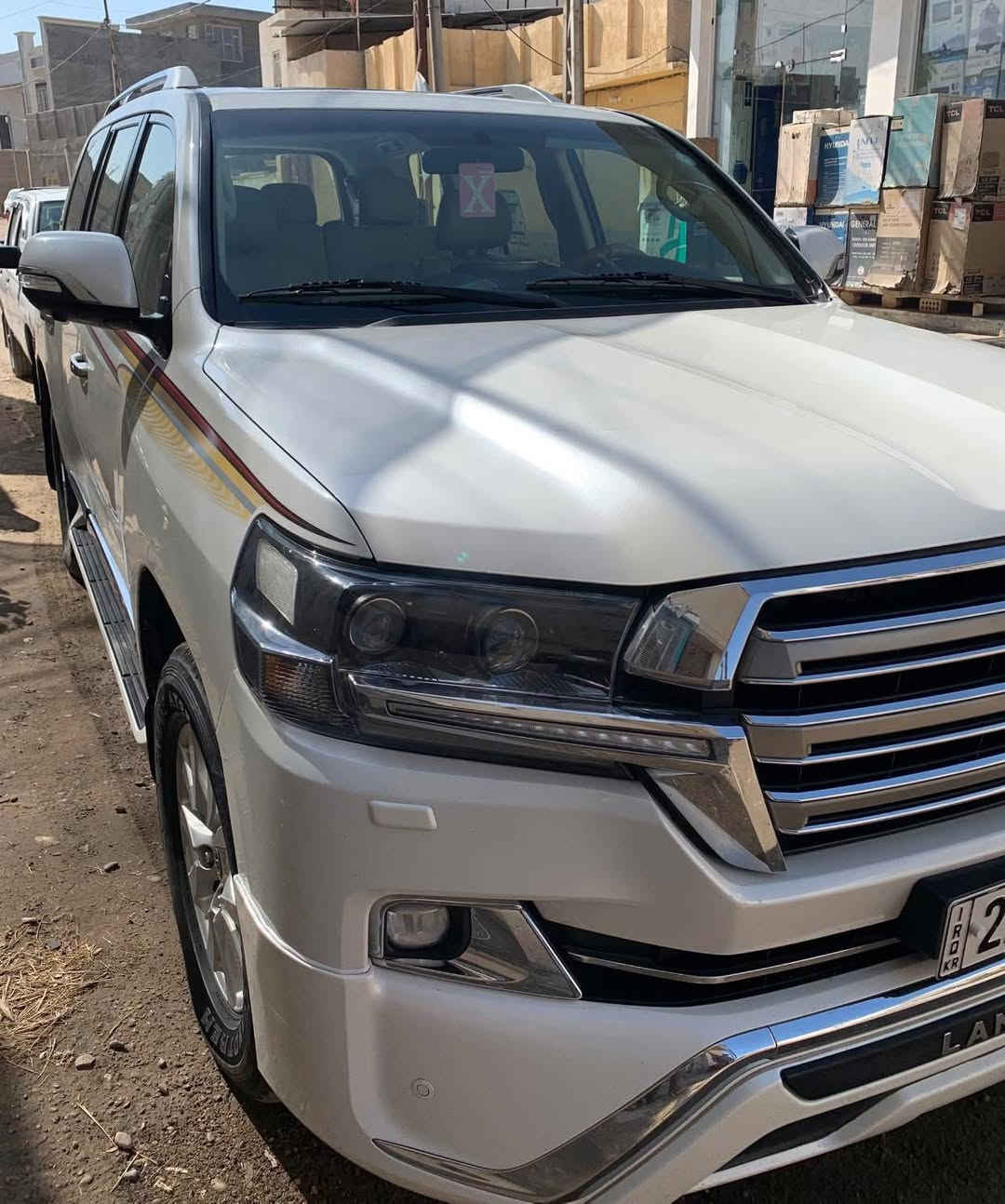لاندكروزر 
مديل 2016
بريم اصل 
رقم اربيل تحويل مباشر 
مكان بابل -
للاستفسار : ***********
