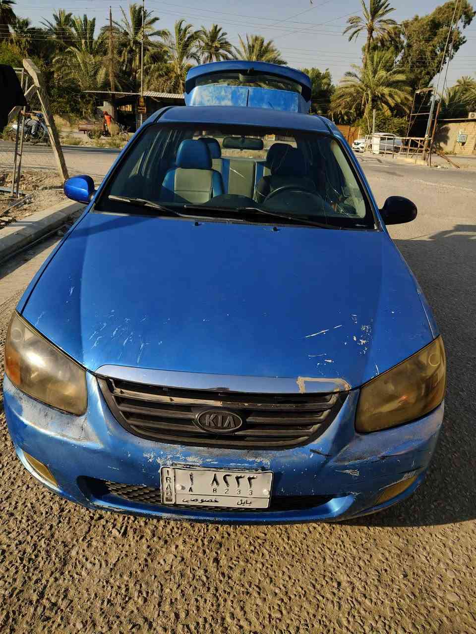 سبكترا هاش باك ازرك  2006 كير ومحرك وتبريد فول بيها بوب خلفية خياسات   ابيعلك ع وضعها سعرها55 سنوية باسمي مكان كربلاء. ***********
