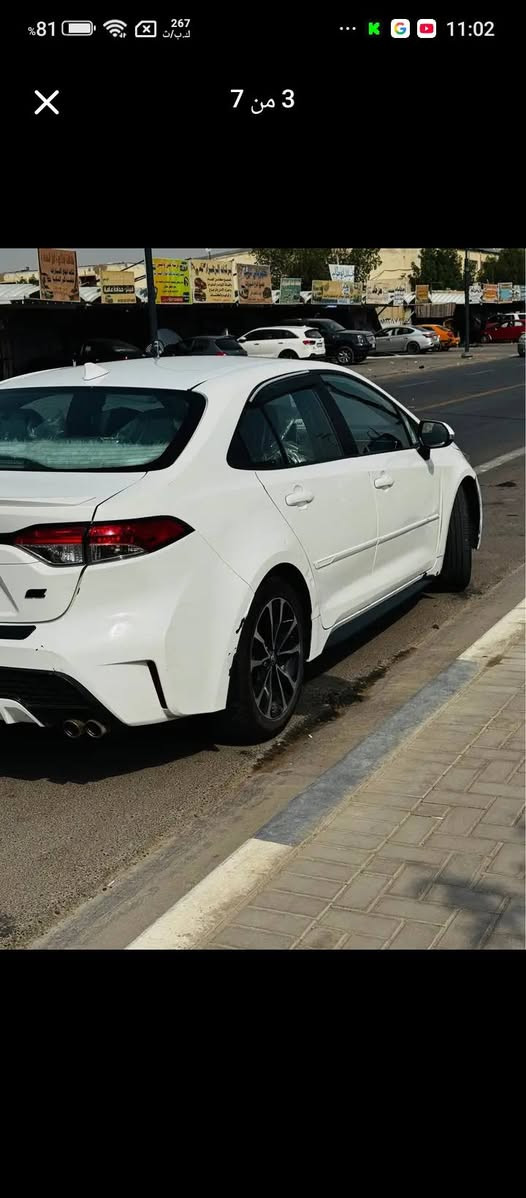 السلام عليكم 
كورلا 2021 وارد امريكي ضربتها كلش خفيفة موضحة بالصور فقط دعامية و قليل من البنيد  ماشية 77 الف 
بيها صبغ قطع كلير 
ثلاث انظمه قيادة 
شاشه كامرة  
رقمها بصرة معوقين 
تبريد ثلج كير جديد مكينة تخبل 
السعر 130 و بيها مجال مكان بصرة 
*********** البصرة, العراق
