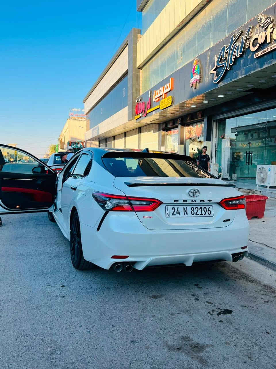 كامري 2023 فول مواصفات رقم دهوك تحويل مباشر ماشيه قليل جاهزه بدون اي ضرر فقط تبديل بونيد *********** سعرها 245. السياره ب اربيل
