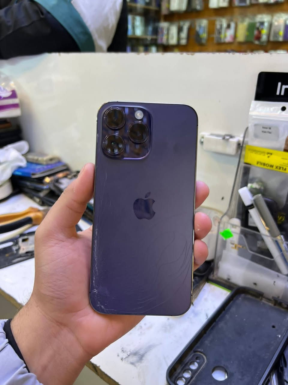 ايفون 14 برو ماكس .
ذاكره 256 .
بطاريه 88 .
مبدل شاشه فيس ايدي شغال .
سعره 500 الف وبي مجال .
شراي اتصل
***********
