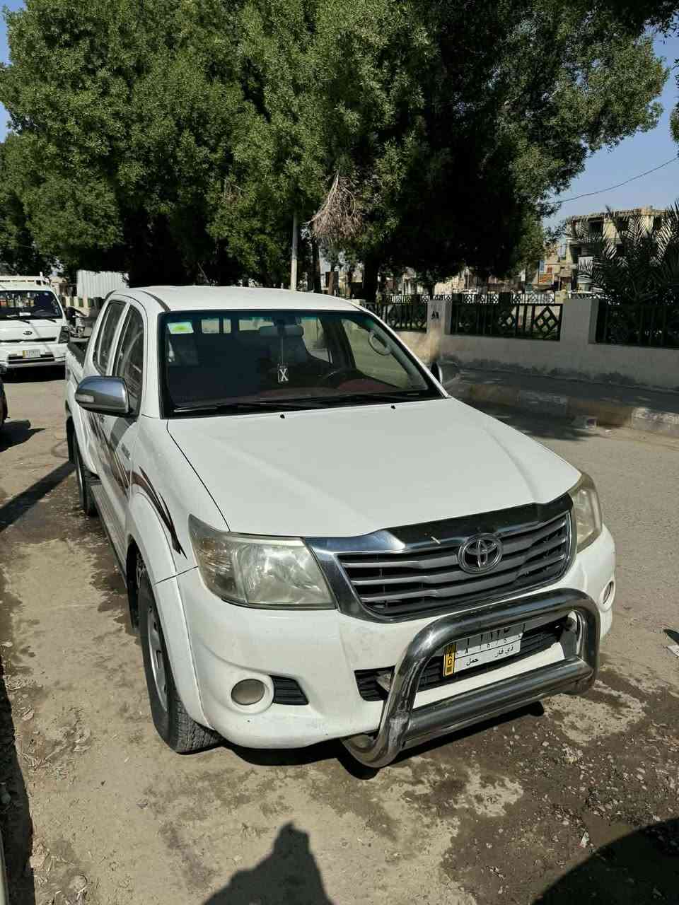 السلام عليكم
تيوتا هايلوكس 2014
مكفوله 
محرك گازز
مابيه نقص سياره نضيفه
مكانه (القادسية) 
السعر (175) 
لل تصال(‏‪0786 287 1540‬‏)
