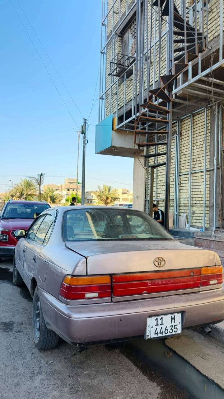 بيع مستعجل  كورلا يسره ابلاد موديل 93امريكي
سياره صبغ عام مكفوله جفيه ضربه قويه   قماره مكشره بسبب شمس بدون معجون مكفوله من اي عيب شرعي سياره بلاديه وجهازه من حدداه امامي خلفي كير محرك  كهربائيات تبريد ثلج محرك 1800 يشك لكاع   مصروف عليه السياره  تخم قوايش عبوه  تانكي نوزلات باتري واير بلك مع بلكات اصليه  صدر نافضه كله حته مشط وباور حاويه سياره جهاز بمعنى الكلمه 

شراي خابرني بغداد حي الامانه

السعر 56

 *********** شراي اتصل لتراسل
