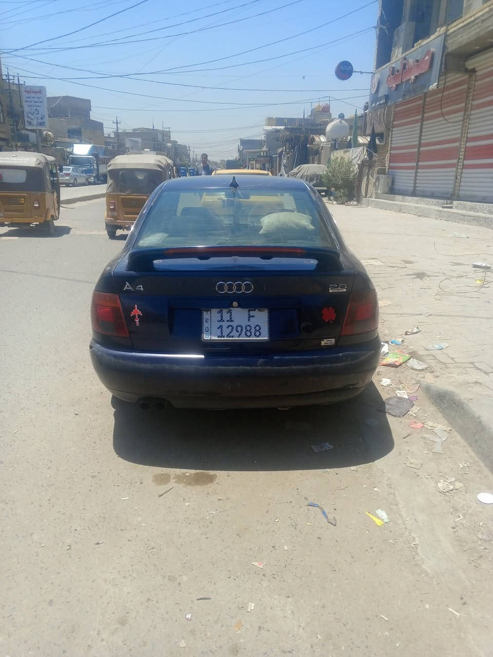 سلام عليكم اودي A4موديل 96محرك 4سلندر كيرعادي فور ويل4السياره محرك وكيرحاويه طخم تاير كلشي بيه يشتغل ماعدا تبريد يرادله كمبريسر كهرباء كلها شغالا عل بلاد رقم بغداد صارشهرمن حولته داخله هزه السعر32وبيه مجال مكاني بغداد مدينة الصدر***********واتساب يشتغل
