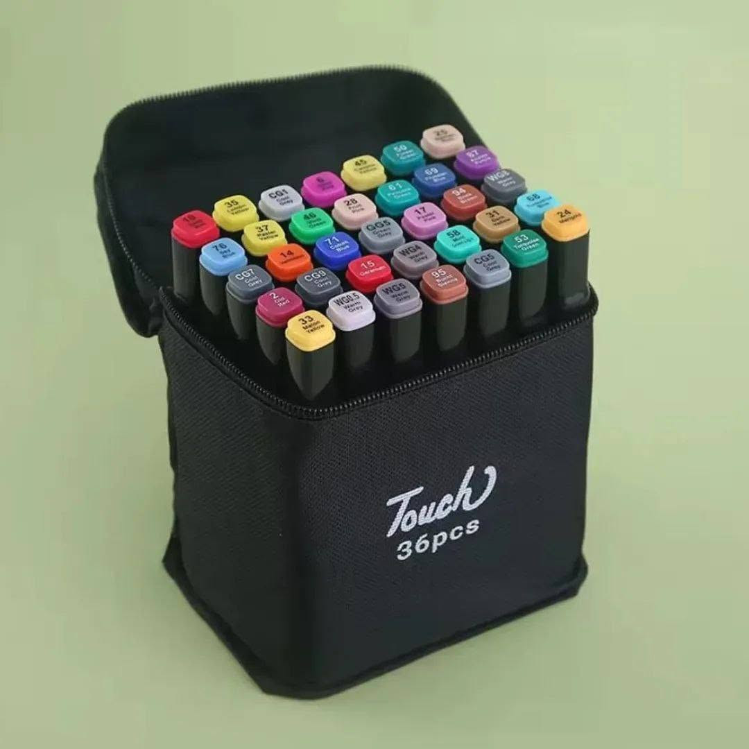 🖍مجموعة أقلام ماركر الفنية الشهيرة Touch 36pcs ✏️✏️

🖍حقيبة متكونةمن 36 قلم ألوان مختلفة ، أقلام تلوين ، رسم تخطيطي ، ألوان للأطفال والكبار ، رسومات تخطيطية ، خط ، ألوان فنية 🌈

🖍أقلام تحديد مزدوجة الجهات ، متعة مضاعفة : رؤوس مزدوجة سميكة ودقيقة لتمييز دقيق وتسطير للرسم بخطوط رفيعة وسميكة. تتيح لك إبتكار أنماط ورسومات متنوعة بسهولة 🌈

🖍36 لونًا نابضًا بالحياة: قوس قزح في متناول يديك - اختر من بين 36 لونًا رائعًا وأضفِ الحيوية على أفكارك. سواءً كان كتاب تلوين أو تحفة فنية قيد التنفيذ سيتألق عملك الفني مع أقلام التحديد هذه🌈 

🖍الأصلي نوعية ممتازة درجى أولى مثالية 💯💯

🚘يوجد خدمة توصيل لجميع محافظات العراق


**إذا كنت صاحب هذا الإعلان وتريد حذفه لأي سبب، رجاءا أرسل رسالة إلى الدعم الفني**