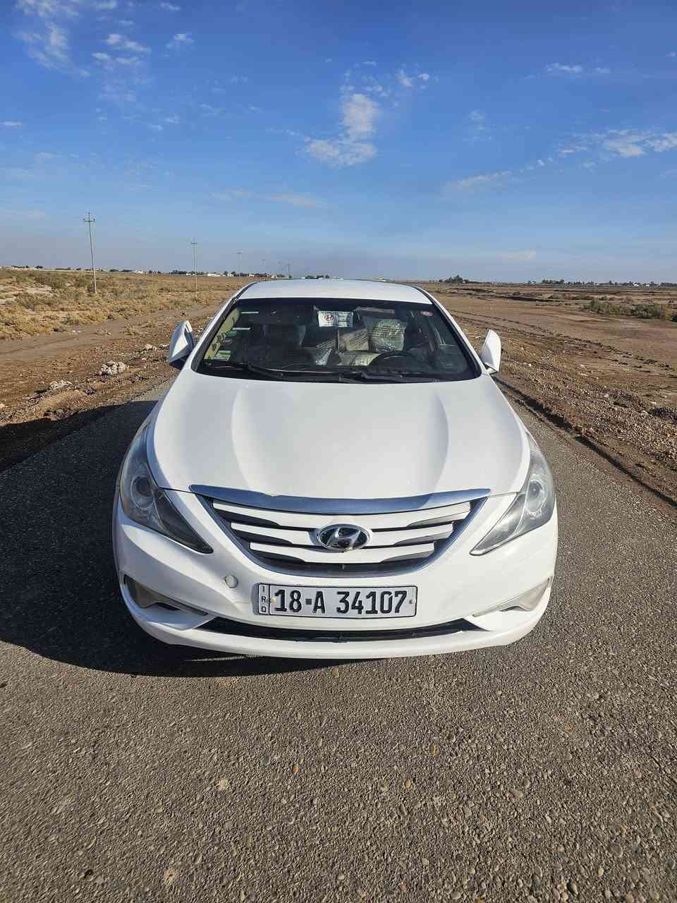 سلام عليكم لبيع سوناتا موديل 2013وارد خليجي السياره بيه صبغ اربع قطع بدون داخل سياره جديده حداديه جديده تخم تايرات جديد مكينه 2400 دوش رقم بابل انكليزي السعر 95ورقه والشراي يتصل مكان السياره ميسان الميمونه ***********/***********
