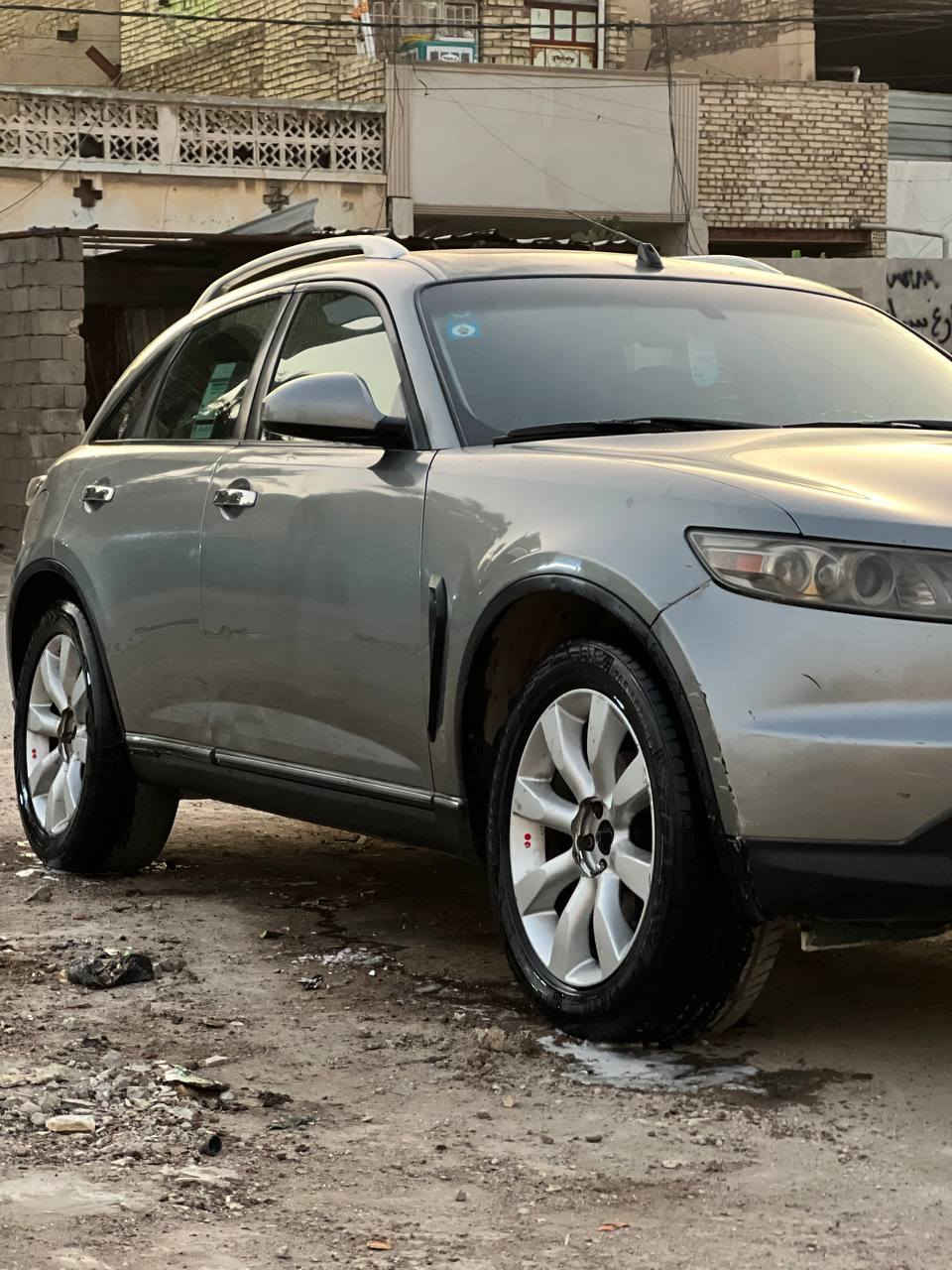 سلام عليكم سياره نيسان انفينيتي موديل(2006) رقم نكليزي بغداد سنويه(28) بأسمي بيه قطعه وحده صبغ مال جراد بدون حادث تبريد وتدفه فتحه وتحكم سياره مكينه وكير وصدر نضيفات السعر$(65) الهاتف(***********) بغداد مدينه الصدر
