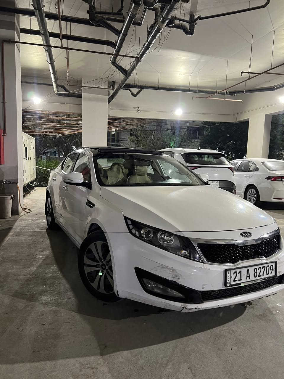 السلام عليكم
اوبتما خليجي فول مواصفات 
بنورما قطعتين ، كشنات خزن ، حساسات خلفية ، انطمة قيادة ، كروز سرعة ، الخ 
فول الفول ١/١ 
موديل ٢٠١١ 
محرك ٢،٤ دوش 
صبغ اربع قطع وملاون ربع  قبق جنطة 
( سيارة بدون دواخل ) 
يعني شاصي بدنة حوض كفالة
رقم سليمانية جديد محولة بأسمي 
مكان كربلاء حي الحسين 
سيارة نقصه فقطط درايم شفت 
يعني تبدله وتطلع لوين متريد 
حدادية نفض ذيج السنة نفضتهم
الراديتر مبدل منطومة كاملة زيتي 
يعني تنسة شي اسمة حماوة
والتبريد كذالك مبدل فريزر جديد وغاز 
يعني انسه التبريد بالصيف 
السيارة صارف علية 
مالتي مال جناي مو بياع شرة 
السعر ١٢١ وبيها مجال للشراي
للاستفسار ***********
