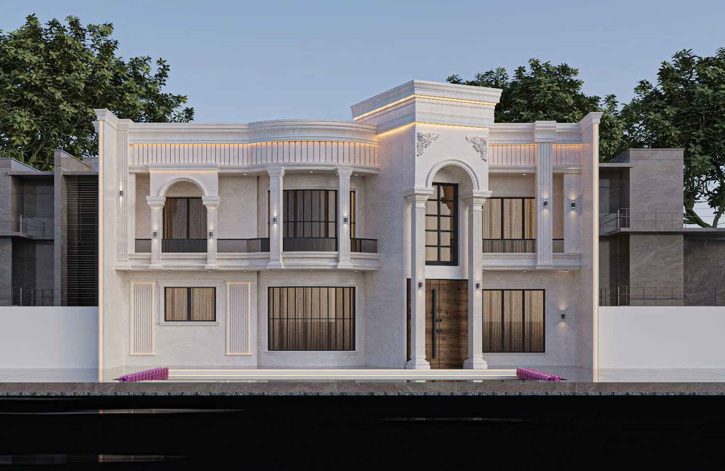 متابعينا الأعزاء نعرض لكم صور تصميم وتنفيذ واجهة بيت عرض 20  متر في محافظة - الرمادي تغليف بالكامل مرمر لامستون تركي ابيض حسب طلب الزبون للاستفسار الاتصال على الرقم
***********
اساس العمران الهندسي #
