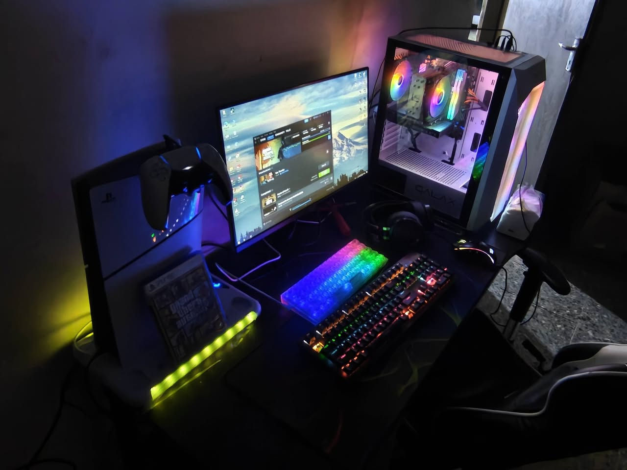 🔴 للبيع PC Gaming قوي ونظيف 🔴
🔴 للبيع PC Gaming قوي ونظيف 🔴
🖥️ المواصفات:
المعالج: Intel Core i5 الجيل العاشر
كرت الشاشة: RTX 3050
الرام: 16GB DDR4
المذربورد: ASUS
الكيس: GALAX RGB
يجي وياه ماوس +كيبورد 
📌 الحالة:
استعمال خفيف
ما بي أي عطل
شغال 100%
الصور حقيقية والجهاز شغال وقت التصوير

💻 مناسب للألعاب، الدراسة، والتصميم
💰 السعر: 1,200,000 دينار قابل للتفاوض للجاد فقط
📍 المكان: (بغداد)
التواصل واتس اب 
***********
