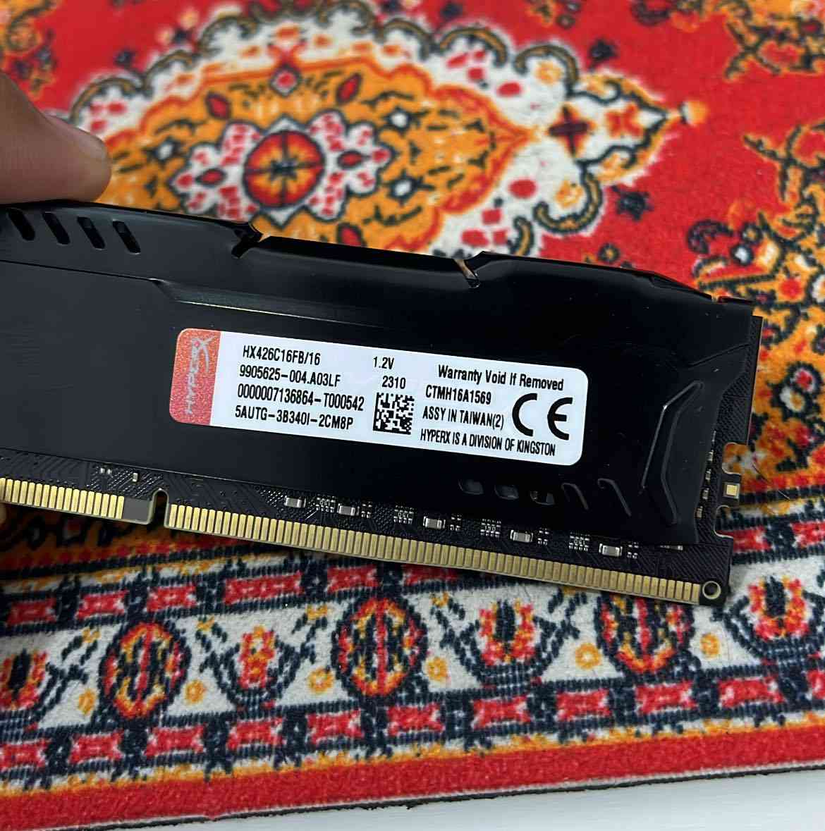 متوفر رام هايبر اكس ddr4 16gb 2666MHZ
سبب البيع عدم التوافق مع كت الرامات مالتي

٨٠ مع التوصيل


**إذا كنت صاحب هذا الإعلان وتريد حذفه لأي سبب، رجاءا أرسل رسالة إلى الدعم الفني**