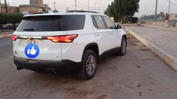 السلام عليكم 
شوفرليت ترفلس 2023
مواصفات slt
رقم بغداد انكليزي مشروع وطني 
حادث خلفي تبديل باب جنطة تفصيخ اصلي نفس اللون 
بجم كفالة كبس شركة
مكينة ستة سلندر vvt مكفولة 
كشنات منفصل سياحي 
تبريد ثلاثة قطع الخلفي منفصل عن الامامي
رادارات 
حساسات خلفية 
كامرة 
دواخل اسود مخملي
السعر 315 $
للاستفسار الاتصال بالرقم 
***********
📌 الموقع ميسان
