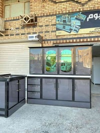 معرض الحوراء • كاونترات المنيوم ١-٣م • سنك مرمر ١-٢م