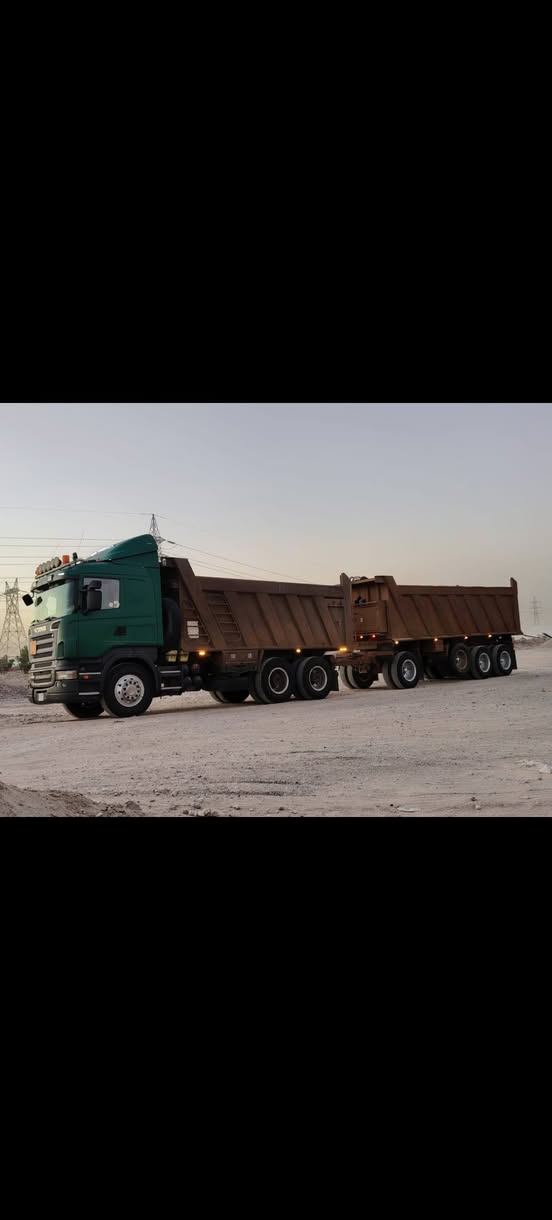 سكانيا قاطرة مقطورة 2006 مكينة 8 تخم تاير ذرعه52
***********
