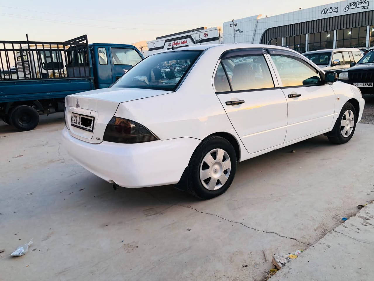 لانسر ٢٠٠٧ گێر ئۆتۆماتیک  مەکینە بچووک  ڕەقەم سلێمانی سەنەوی تازە تا ٢٠٢٩  سەیارەیەکی خاوێن ھیچ لێدراوێکی نیە تەنھا بۆنید و دەعامیەکانی بۆیاخکراوەتەوە  چوار تایەی تازە تەبریت مەزبوت شاشە ئایپادو کامێرای دواوە سەدری مەزبووتە و ھیچ تەقەو رەقەیەکی نیە گێر و مەکینەی بەشەرت نرخی ٨٣ گەلاو و کەمێک مەعمەلە 
0770 041 99 09 كالار, السليمانية
