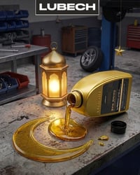 🌙 هلال رمضان… بزيت يصنع الفرق. LUBECH — أداء يلمع في كل طريق.  📞 للتوا...