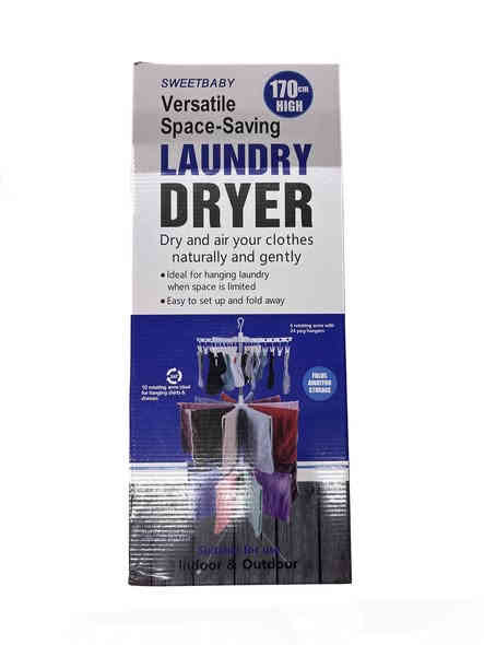 ‎مشر ملابس متعدد الاستخدامات ولملابس الاطفال
‎تجربة تجفيف ذكية تجمع بين الأناقة والوظيفة.

‎يوفّر المساحة ويمنح الملابس انتعاش الهواء الطبيعي مع تصميم عملي يدور بمرونة 360°.

‎يمنح مشر ملابس الاطفال الحرية في تعليق مختلف أنواع الملابس – من القطع الصغيرة إلى الفساتين الطويلة – مع ثبات قوي وسهولة في الاستخدام.

‎الاختيار الأمثل لكل منزل يبحث عن جودة، ترتيب، وأناقة في التفاصيل

‎ارتفاع 170 سم موفر للمساحة ومثالي للمنازل الحديثة

‎يجفف الملابس بشكل طبيعي ولطيف دون الحاجة للكهرباء

‎تصميم ذكي سهل التركيب والطي لراحة الاستخدام اليومي

‎يحتوي على 10 أذرع دوارة بزاوية 360° مثالية لتعليق القمصان والفساتين

‎بالإضافة إلى 4 أذرع دوّارة مع 24 علاقة ملابس لتعليق كمية كبيرة من الغسيل

‎270 متر طول السلك الكلي للتجفيف
‎20 سم / 33.5 سم / 40 سم / 70 سم حسب امتداد الأذرع والمستويات

‎قاعدة ثلاثية القوائم متينة مع أقدام مانعة للانزلاق لضمان الثبات على مختلف الأسطح

‎قابلة للطي للتخزين بسهولة عند عدم الاستخدام

‎مناسب للاستخدام الداخلي والخارجي

‎يتضمن المنتج قائمة الأجزاء وطريقة التجميع لتسهيل التركيب خطوة بخطوة
السعر 25 الف 
رقم التواصل واتساب ***********
