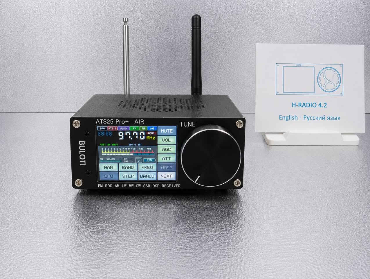 📻✨ راديو ATS25 PRO+ AIR | الإصدار الأحدث H-RADIO 4.2 ✨📻

🔥 هل تبحث عن راديو احترافي يجمع بين قوة الاستقبال والتقنيات الحديثة؟
إليك ATS25 PRO+ AIR الذي أصبح من أكثر أجهزة الاستقبال متعددة النطاقات طلباً لدى هواة الراديو والطيران والاستكشاف اللاسلكي.

✅ أهم المميزات:

📡 استقبال متعدد النطاقات: FM • RDS • AM • LW • MW • SW • SSB

✈️ استقبال نطاق الطيران (Air Band) استمع إلى اتصالات الطيران ضمن النطاقات المدعومة.

🌍 استقبال محطات الراديو البعيدة حساسية عالية تساعد على التقاط الإشارات الضعيفة بشكل ممتاز عند استخدام هوائي مناسب.

📶 Wi-Fi مدمج للتحديثات والوظائف الشبكية المدعومة بالإصدار الحديث.

🔵 Bluetooth مدمج سهولة الاتصال بالأجهزة المتوافقة.

🎛️ شاشة ملونة عالية الوضوح عرض الترددات وقوة الإشارة والمعلومات بشكل واضح وسهل.

⚡ معالج DSP متطور تنقية أفضل للصوت وتقليل التشويش وتحسين جودة الاستقبال.

📡 يدعم الهوائيات الخارجية للحصول على أداء أقوى واستقبال أبعد.

🔋 يعمل عبر USB استهلاك منخفض للطاقة وسهل التشغيل.

🆕 إصدار حديث H-RADIO 4.2 تحسينات برمجية وميزات إضافية مقارنة بالإصدارات الأقدم.

🔑 يأتي مع الكود مفعلاً جاهز للاستخدام مباشرة.

⭐ مناسب لـ: ✔️ هواة الراديو
✔️ متابعة محطات الموجات القصيرة
✔️ الاستماع لنطاقات الطيران المدعومة
✔️ الباحثين عن جهاز SDR وراديو متطور في جهاز واحد

💥 جودة تصنيع ممتازة 💥 استقبال قوي 💥 صوت نقي وواضح 💥 مواصفات احترافية بسعر منافس

📩 للاستفسار أو الطلب راسلنا الآن.

🚀 الكمية محدودة... احجز جهازك قبل نفاد المخزون! 🚀


**إذا كنت صاحب هذا الإعلان وتريد حذفه لأي سبب، رجاءا أرسل رسالة إلى الدعم الفني**